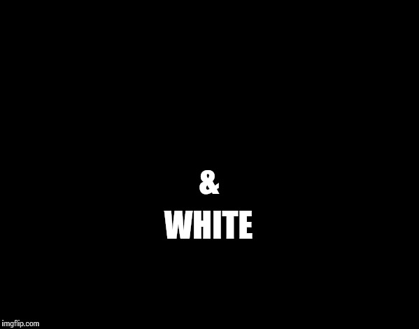 Different Shades | WHITE; & | image tagged in black,white,memes,design,minimalism | made w/ Imgflip meme maker