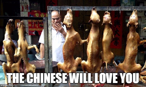 THE CHINESE WILL LOVE YOU | made w/ Imgflip meme maker