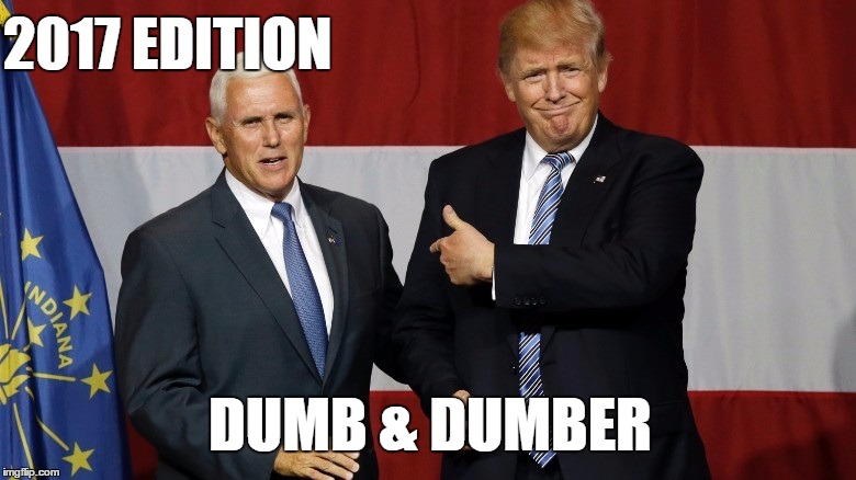 Dumb and Dumber | 2017 EDITION; DUMB & DUMBER | image tagged in dumb and dumber | made w/ Imgflip meme maker