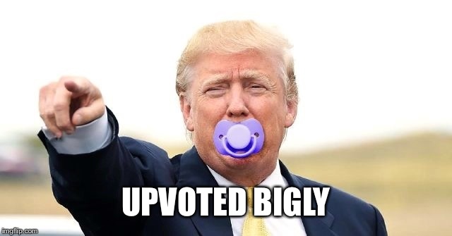 UPVOTED BIGLY | made w/ Imgflip meme maker