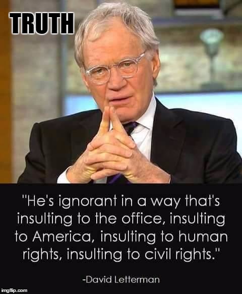 Truth | TRUTH | image tagged in david letterman,the truth | made w/ Imgflip meme maker
