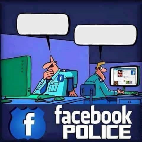 Facebook Police Blank Blank Template Imgflip