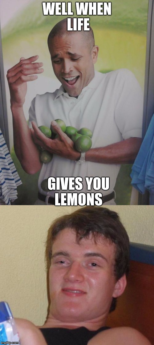 .. | WELL WHEN LIFE; GIVES YOU LEMONS | image tagged in memes | made w/ Imgflip meme maker