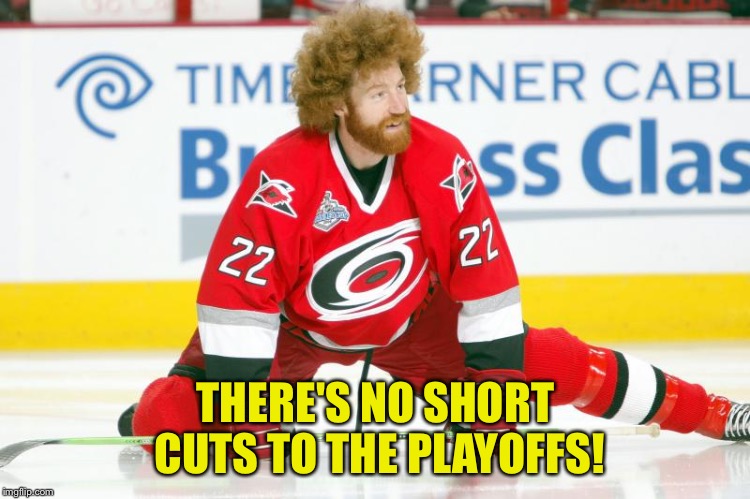 Is the Pen mightier than the Senators? ;) | THERE'S NO SHORT CUTS TO THE PLAYOFFS! | image tagged in memes,nhl | made w/ Imgflip meme maker