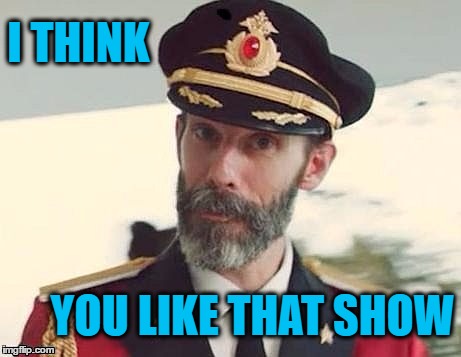 Captain Obvious | I THINK YOU LIKE THAT SHOW | image tagged in captain obvious | made w/ Imgflip meme maker