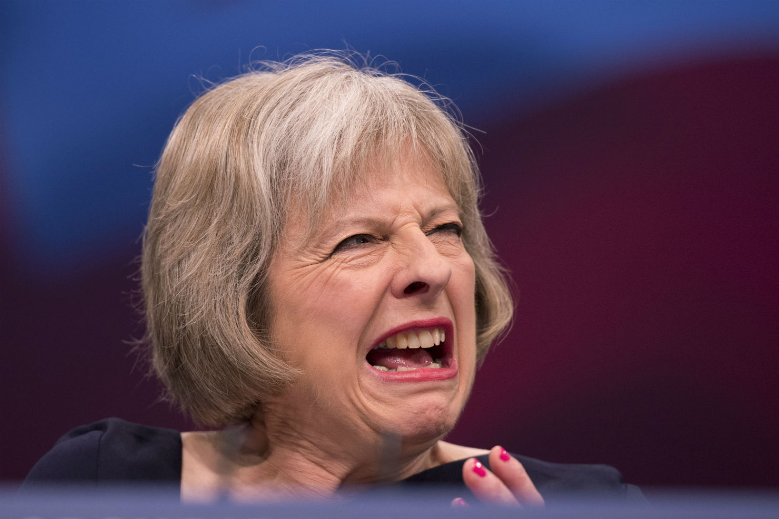 Theresa May Crying #Mayhem Blank Meme Template