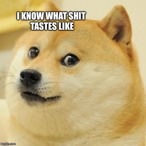 Doge Meme | I KNOW WHAT SHIT TASTES LIKE | image tagged in memes,doge | made w/ Imgflip meme maker
