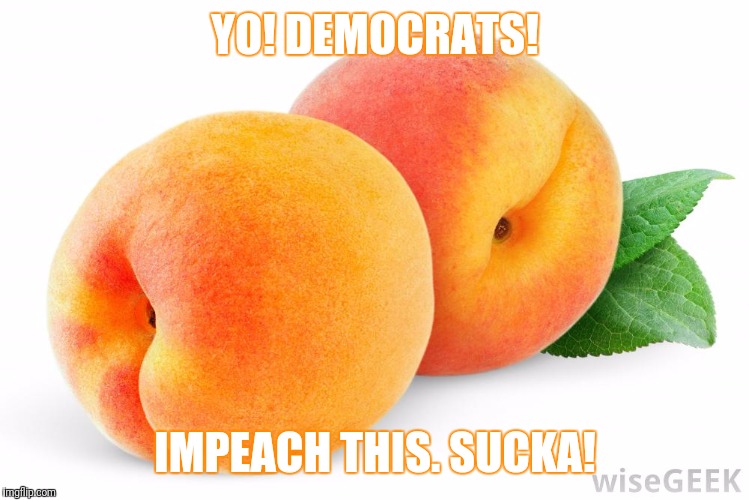Impeach this. Biatch. | YO! DEMOCRATS! IMPEACH THIS. SUCKA! | image tagged in impeach,democrats,political meme | made w/ Imgflip meme maker