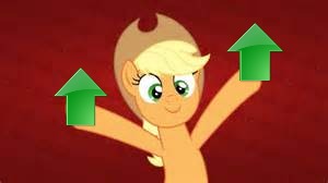 Upvote applejack Blank Meme Template