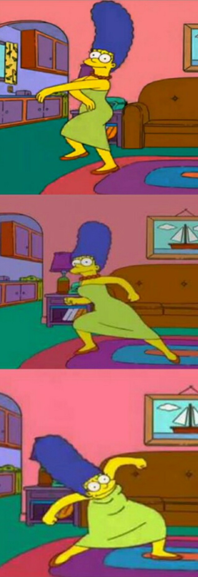 Marge Simpson Blank Meme Template