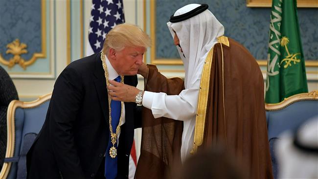 Donald Trump Saudi Arabia Blank Meme Template