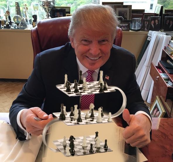 High Quality trump chess Blank Meme Template