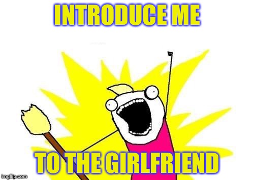 X All The Y Meme | INTRODUCE ME TO THE GIRLFRIEND | image tagged in memes,x all the y | made w/ Imgflip meme maker
