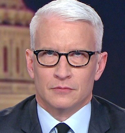 High Quality Anderson Cooper eyeroll Blank Meme Template