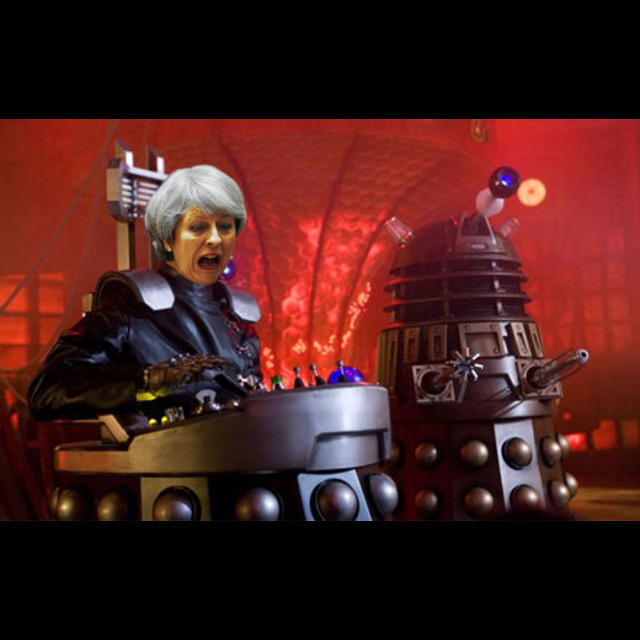 Theresa Dalek Blank Meme Template