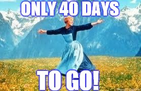 Look At All These Meme | ONLY 40 DAYS; TO GO! | image tagged in memes,look at all these | made w/ Imgflip meme maker
