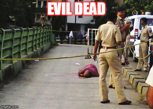 Kedar Joshi | EVIL DEAD | image tagged in kedar joshi,narendra dabholkar,murder,death,anti-hinduism,evil | made w/ Imgflip meme maker