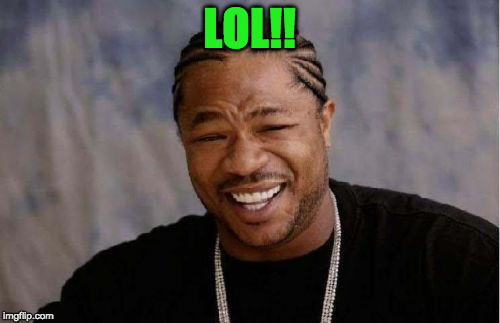 Yo Dawg Heard You Meme | LOL!! | image tagged in memes,yo dawg heard you | made w/ Imgflip meme maker