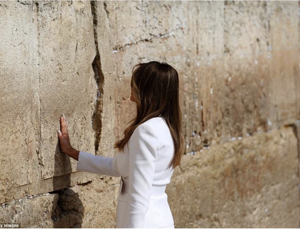 Melania selfie prayer Blank Meme Template