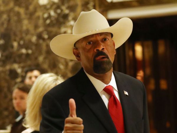 sheriff david clarke Blank Meme Template