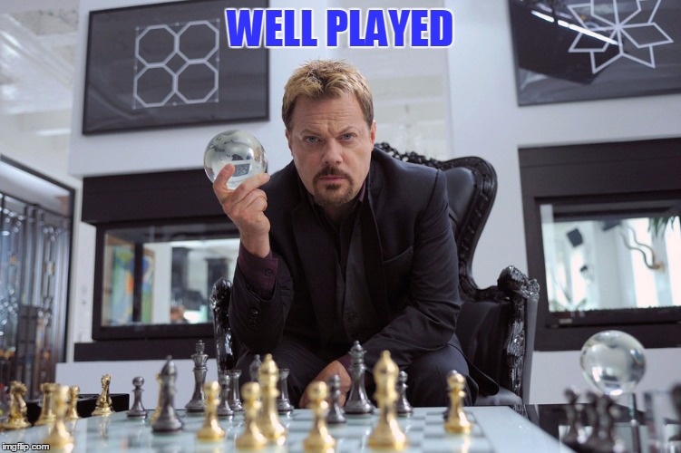 Eddy Izzard | WELL PLAYED | image tagged in eddy izzard | made w/ Imgflip meme maker