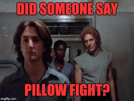 DID SOMEONE SAY PILLOW FIGHT? | made w/ Imgflip meme maker