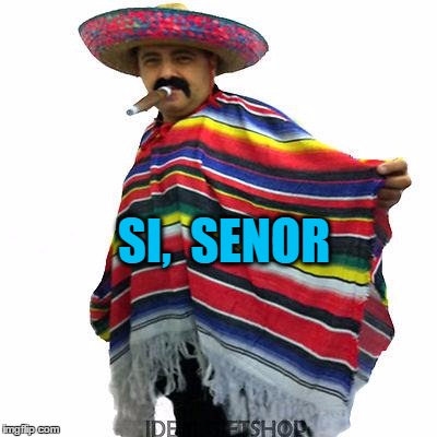 SI,  SENOR | made w/ Imgflip meme maker