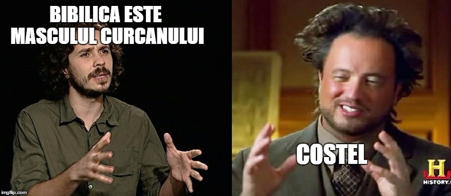 Bibilica | BIBILICA ESTE MASCULUL CURCANULUI; COSTEL | image tagged in costel bibilica curcan | made w/ Imgflip meme maker