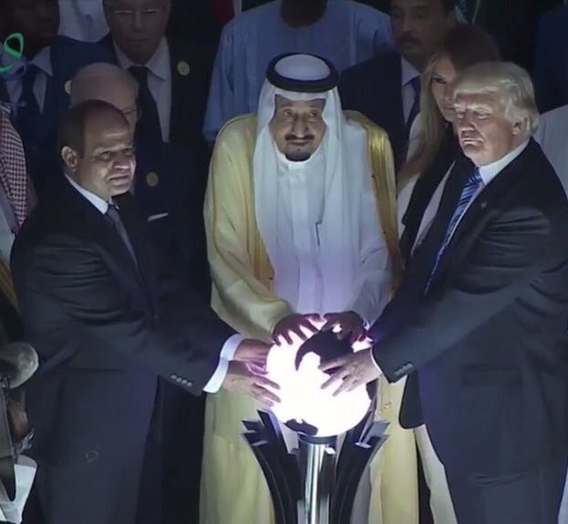 trump orb Blank Meme Template