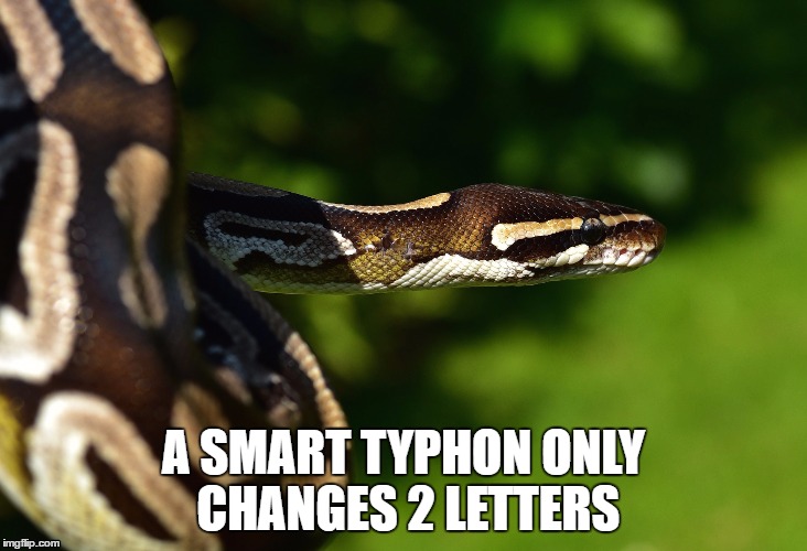 A SMART TYPHON ONLY CHANGES 2 LETTERS | made w/ Imgflip meme maker