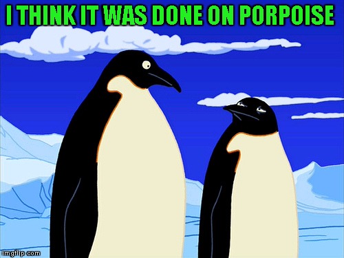 Futurama | I THINK IT WAS DONE ON PORPOISE | image tagged in futurama | made w/ Imgflip meme maker