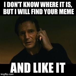 liam | I DON'T KNOW WHERE IT IS, BUT I WILL FIND YOUR MEME AND LIKE IT | image tagged in liam | made w/ Imgflip meme maker