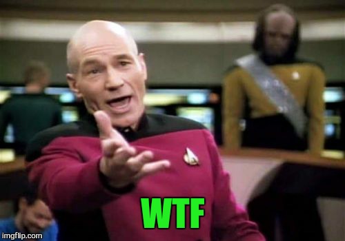 Picard Wtf Meme | WTF | image tagged in memes,picard wtf | made w/ Imgflip meme maker