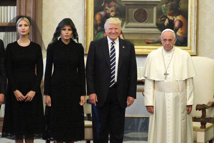 Trump Pope Blank Meme Template