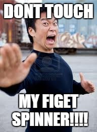 Angry Asian | DONT TOUCH; MY FIGET SPINNER!!!! | image tagged in memes,angry asian | made w/ Imgflip meme maker