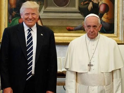 Trump pope Blank Meme Template