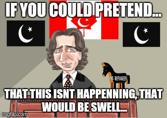 IF YOU COULD PRETEND... THAT THIS ISNT HAPPENNING,
THAT WOULD BE SWELL... | made w/ Imgflip meme maker