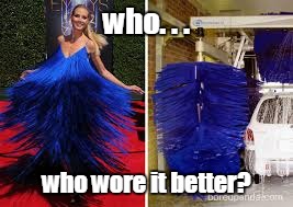 the question that can never be answered | who. . . who wore it better? | image tagged in who wore it better,meme,funny,question | made w/ Imgflip meme maker