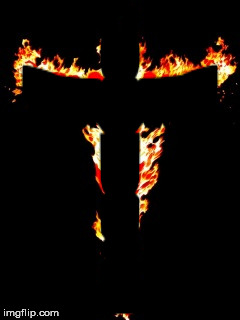 Satanic flaming totem pole. | image tagged in satan,satanism,fire,totem pole,malignant narcissism,sexual narcissism | made w/ Imgflip meme maker