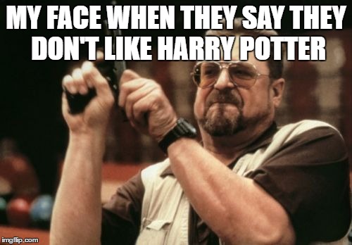 Am I The Only One Around Here Meme | MY FACE WHEN THEY SAY THEY DON'T LIKE HARRY POTTER | image tagged in memes,am i the only one around here | made w/ Imgflip meme maker