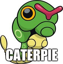CATERPIE | image tagged in caterpie | made w/ Imgflip meme maker