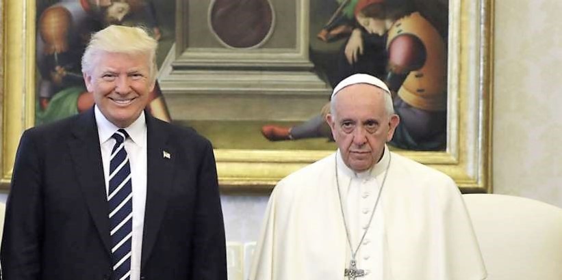 High Quality Trump Pope Blank Meme Template