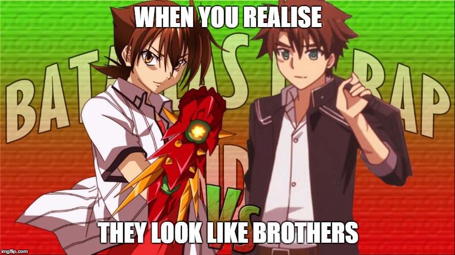 issei and basara | WHEN YOU REALISE; THEY LOOK LIKE BROTHERS | image tagged in hold up | made w/ Imgflip meme maker