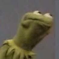 High Quality Kermit questionable face Blank Meme Template