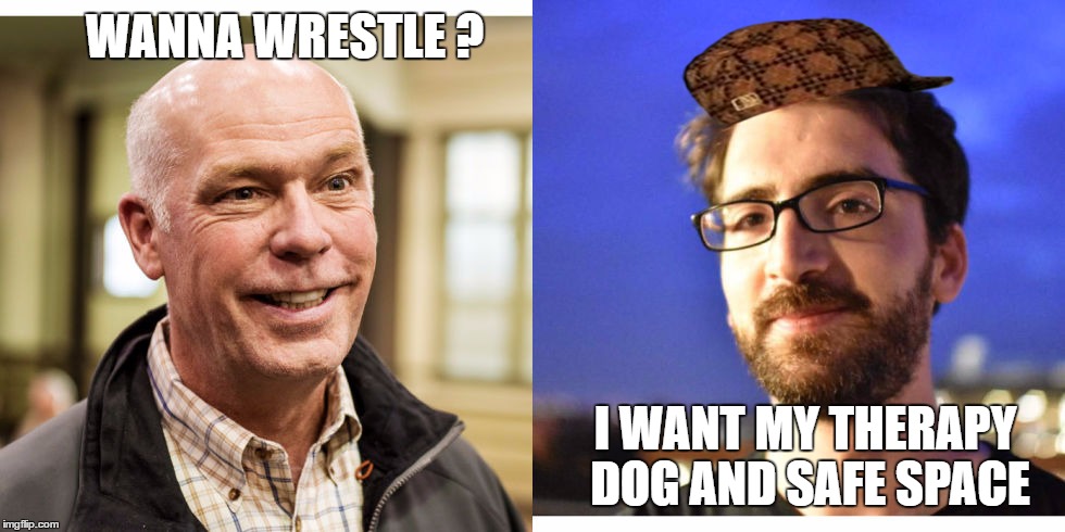 WANNA WRESTLE ? I WANT MY THERAPY DOG AND SAFE SPACE | image tagged in slam,scumbag | made w/ Imgflip meme maker