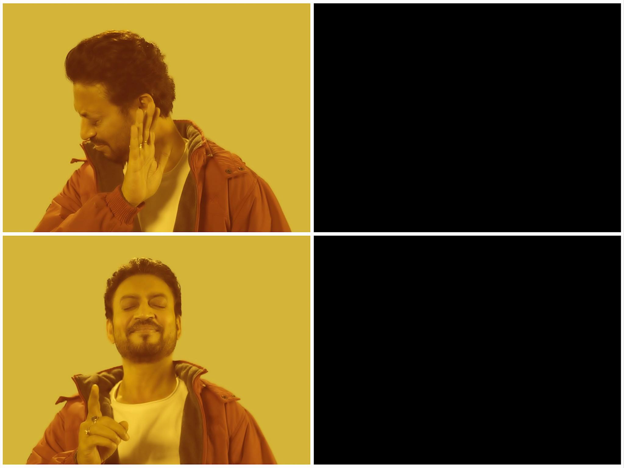 High Quality dank irfan drake Blank Meme Template