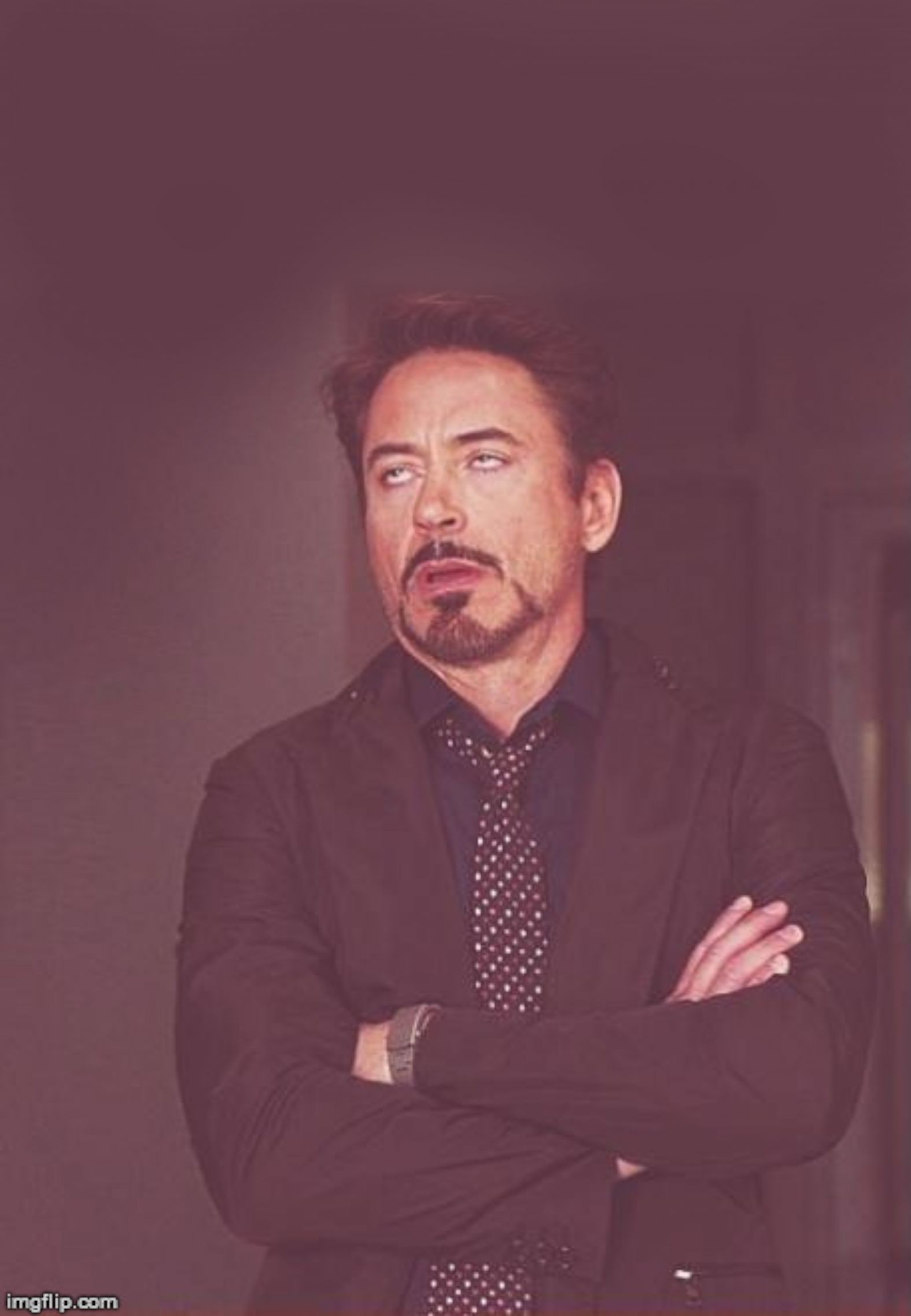 Robert Downey Jr Eye Roll Meme Generator