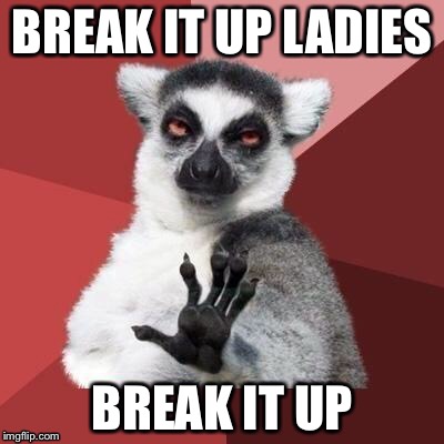 BREAK IT UP LADIES BREAK IT UP | made w/ Imgflip meme maker