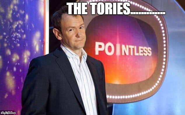 pointless quiz show bbc | THE TORIES............. | image tagged in pointless quiz show bbc | made w/ Imgflip meme maker