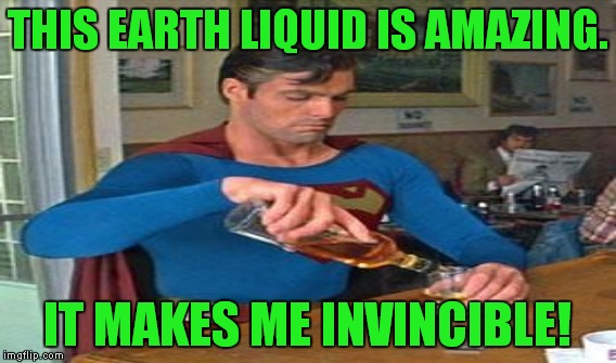 THIS EARTH LIQUID IS AMAZING. IT MAKES ME INVINCIBLE! | made w/ Imgflip meme maker